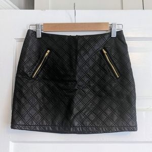 *3 for $45* Faux Leather Mini Skirt